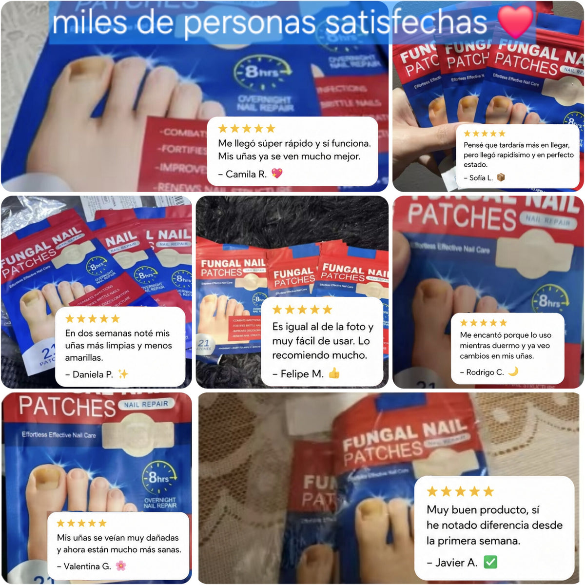 Parche FUNGAL NAIL® la mejor solución para los hongos