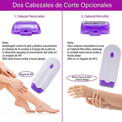 DEPILADORA YES 2 EN 1 FACIAL Y CORPORAL