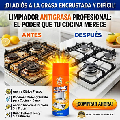ESPUMA ANTI GRASA PARA COCINA